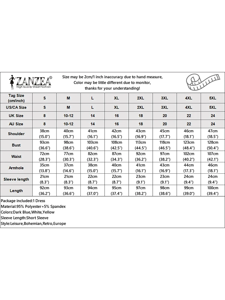 Летнее женское стильное платье ZANZEA с цветочным принтом элегантный вечерний