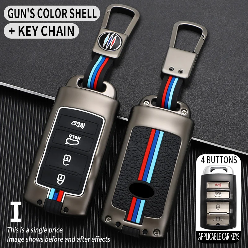

Zinc Alloy Car Key Case Cover for Kia Cadenza K9 K7 K-04 Sorento K900 and New K7 Key 2013 2014 2015 2016 Accessories