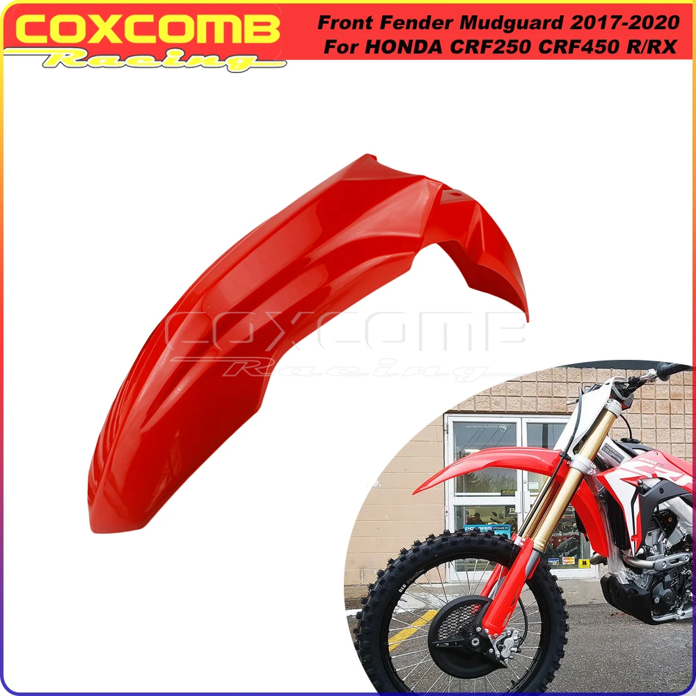 

Переднее крыло для мотокросса Supermoto, пластиковые Брызговики для Honda CRF250R, CRF250RX, 18-20, CRF450R, CRF450RX 17-20