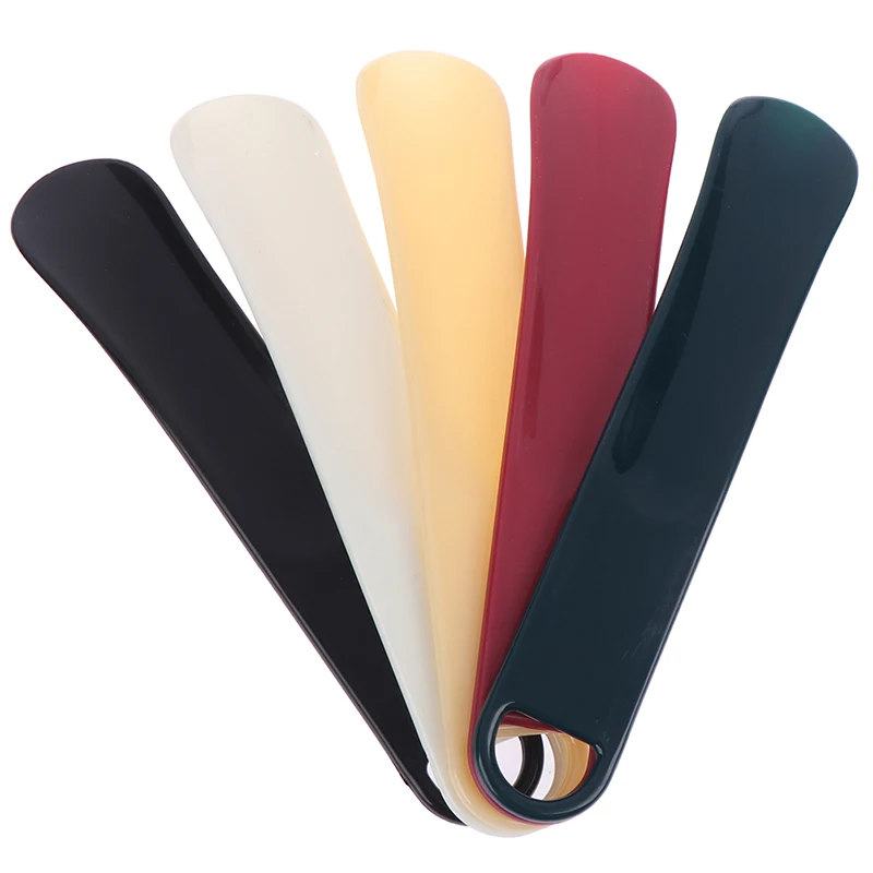 

1pc 20x3.8cm Shoe Horns Professional Plastick Shoe Horn Spoon Shape Shoehorn Shoe Lifter Flexible Sturdy Slip Random
