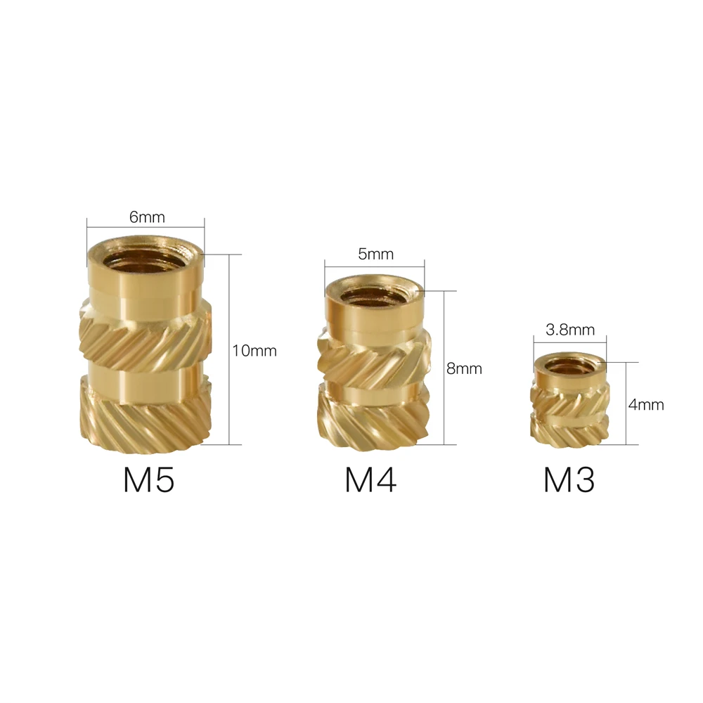 

Copper Nut Soil Eight-shaped Left And Right Diagonal Injection Molded Copper Inserts Knurled Hot-pressed Hot-melt Copper Nuts
