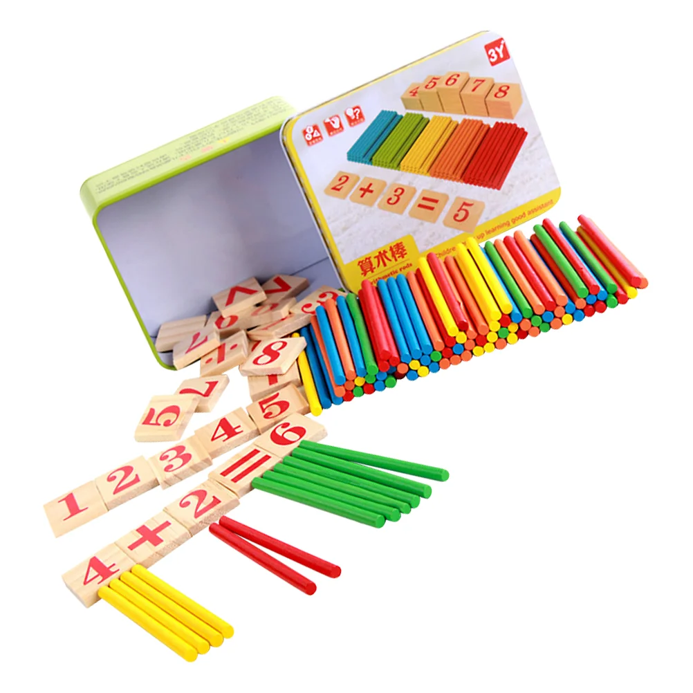 

1 set of Kids Arithmetic Rods Intelligence Development Kids Plaything