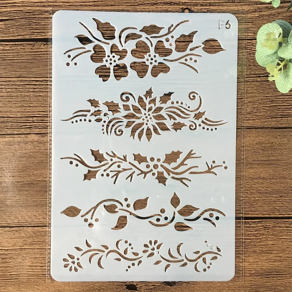 TIAMECH Трафареты Flower Stencil