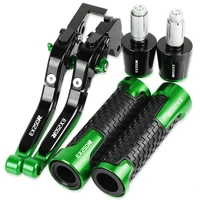 ex 250r motorcycle aluminum brake clutch levers handlebar hand grips ends for kawasaki ex250r 2008 2009 2010 2011 2012