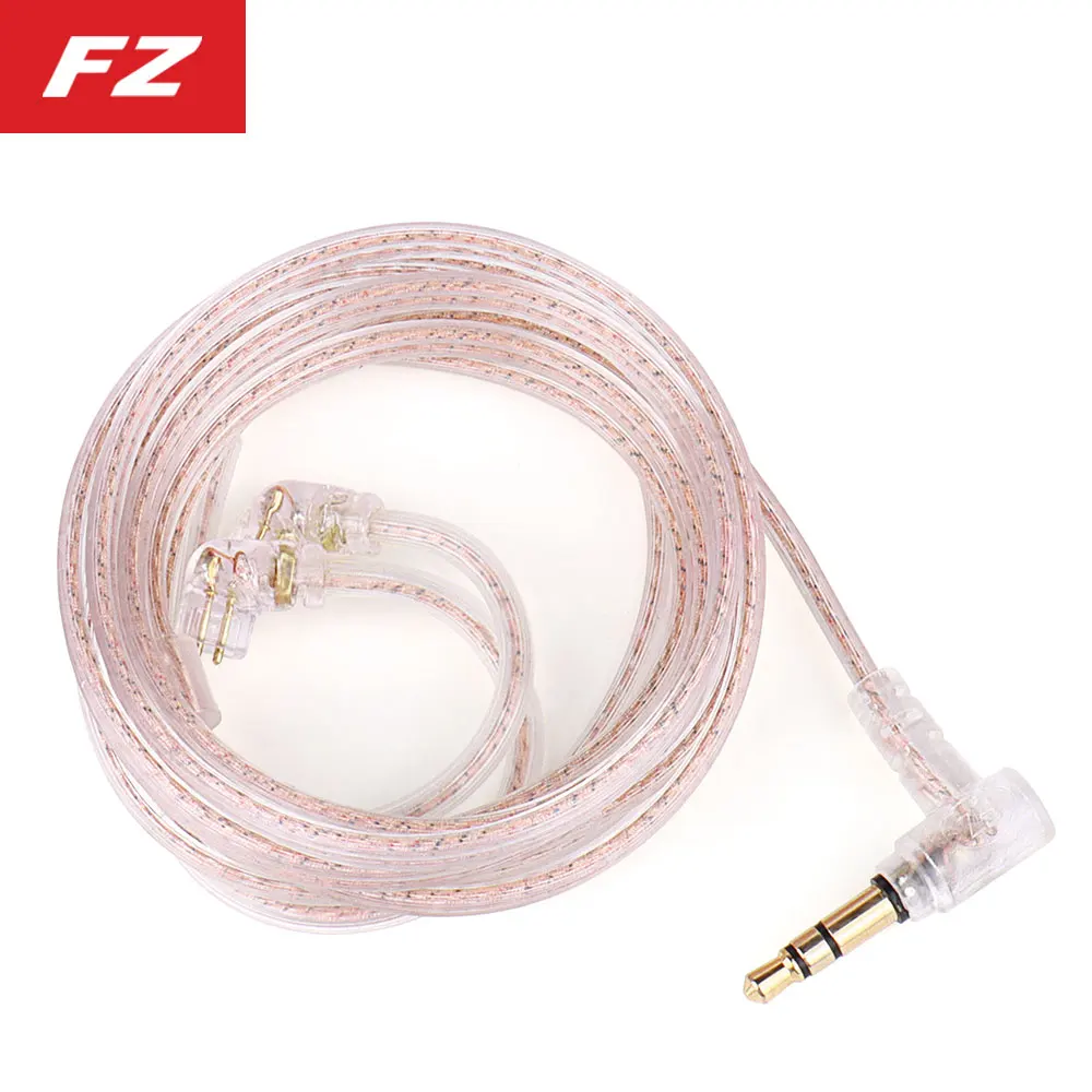 

FZ F1 Liberty Z1 Earphones HIFI Cable 2 Pin 3.5mm Silver Plated Wire for TRN VX PRO BAX TA1 Max T2 PRO