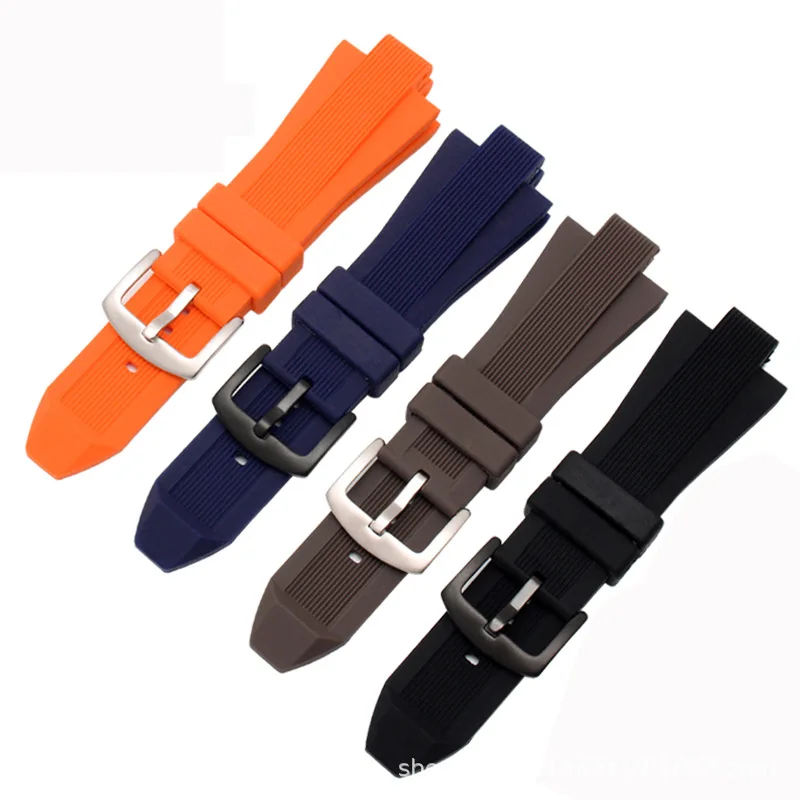 Silicone Rubber Watch Band Strap For Fits Michael Kors Replacement MK9019 MK8295 MK8492 MK9020 Men's Watch Strap 29mm*13mm