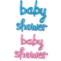 baby shower letter balloon babyshower boy girl foil ballon its a boy or a girl baloon blue baby shower balon pink babyshower