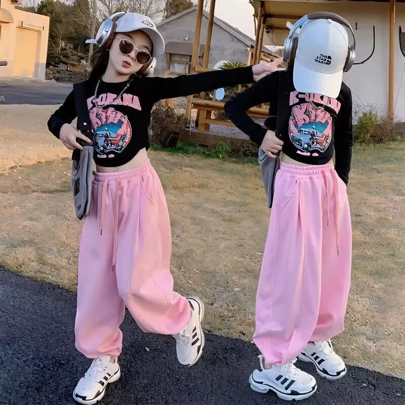 

Baby Girl Clothes Spring Autumn Kids Suit 2023 New Teenager Children Fashion Infant Top and Bottom Set 2PCS 4 6 8 10 12 14Y