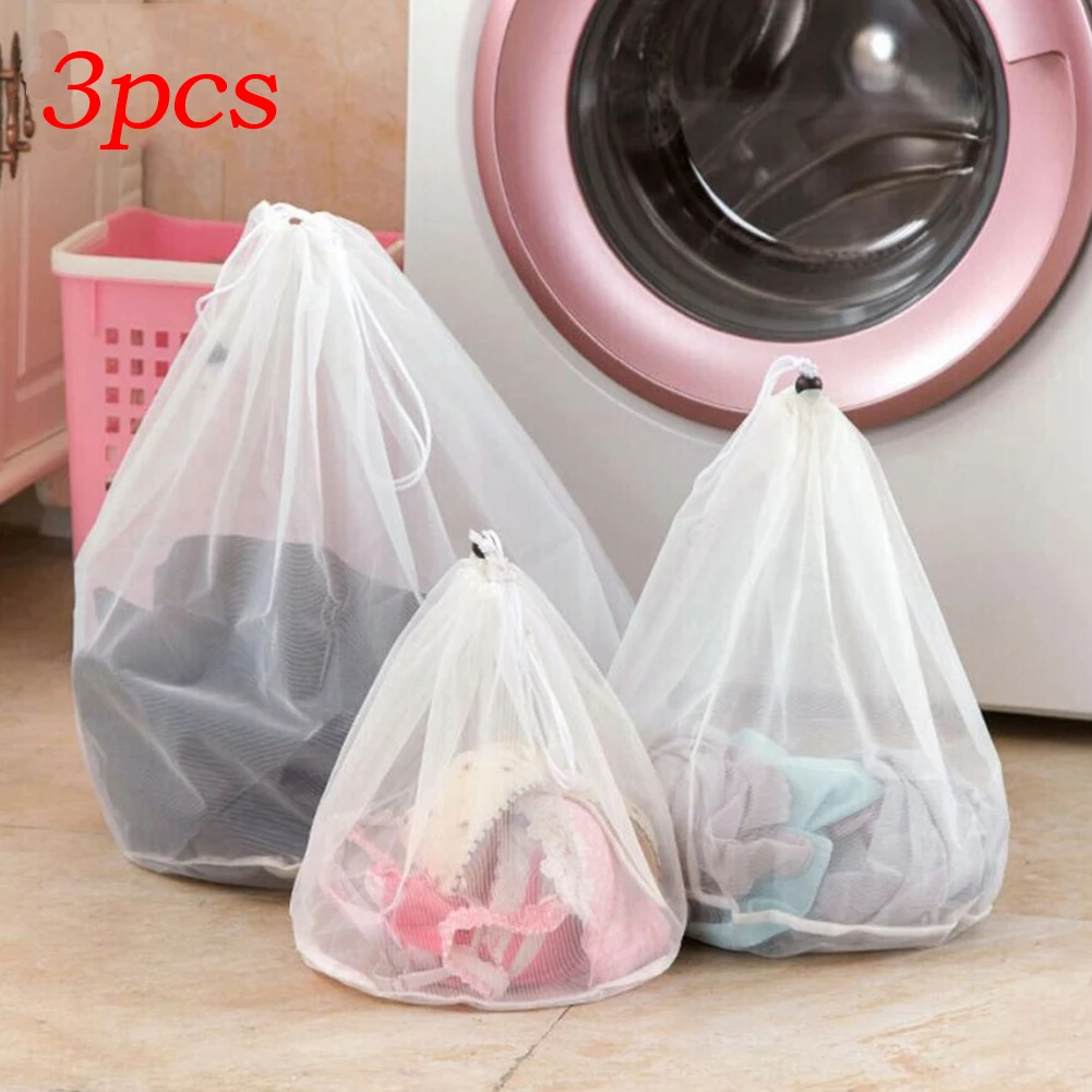 

Laundry Bag Organizer Net Washing Machine Underwear Bra Clothes Protection Heavy Duty Dirty Wash Bags Basket Mesh Laundry Bag