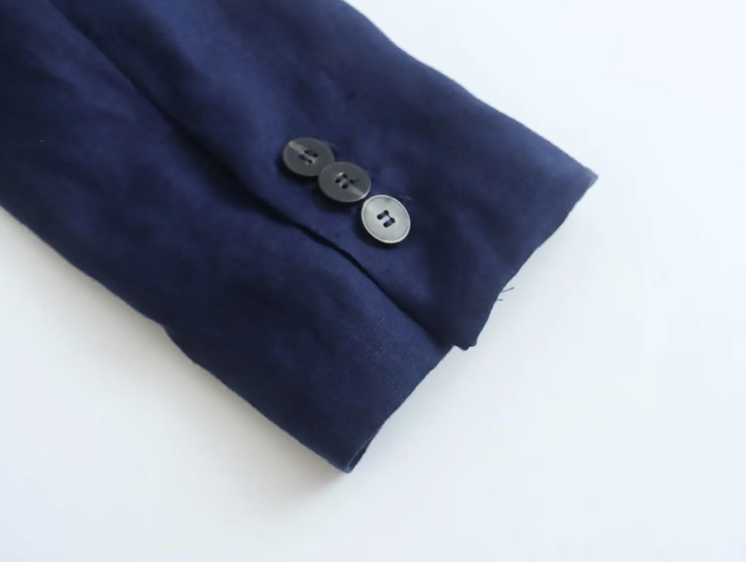 Jenny&Dave Fashion Casual Suit Blazers Women British Ladies Retro Linen Double Breasted Jacket