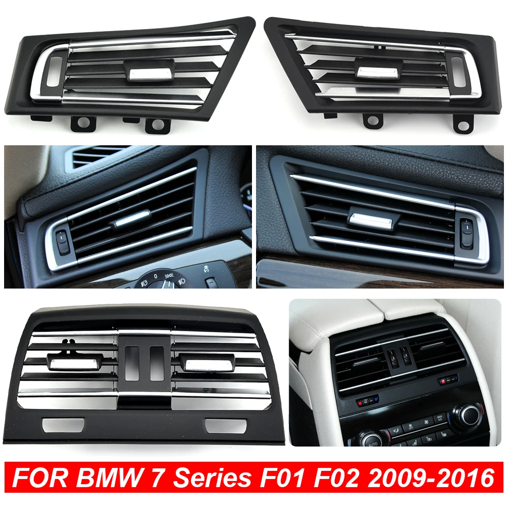 

Car Console Center Grille Dash AC Air Heater Vent 64229115857 64229115858 64229115857 For BMW 7 Series F01 F02 F03 F04 2007-2015