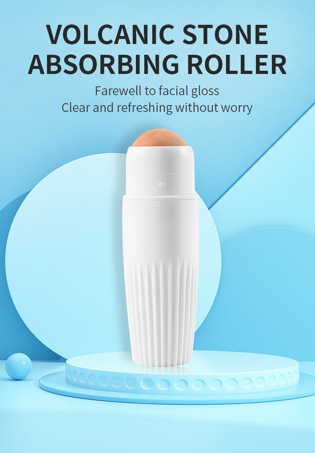 1 шт. Инструмент для ухода за кожей Вулканический камень Впитыватель масла