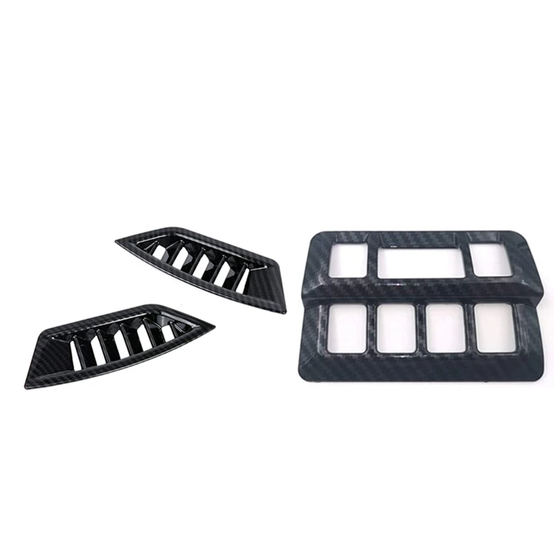 

3 шт. автомобильные аксессуары: 1 шт. крышка панели переключателя консоли фары и 2 шт. крышки для верхней автомобильной вентиляционной решетк...