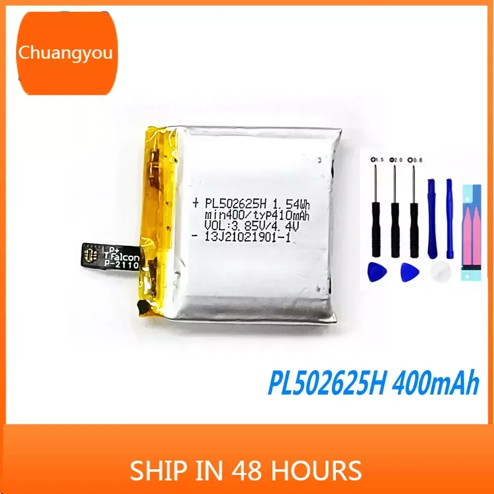 Новый аккумулятор 3 8 в 410 мАч PL502625H для смарт-часов Huami AMAZFIT GTR 47 мм