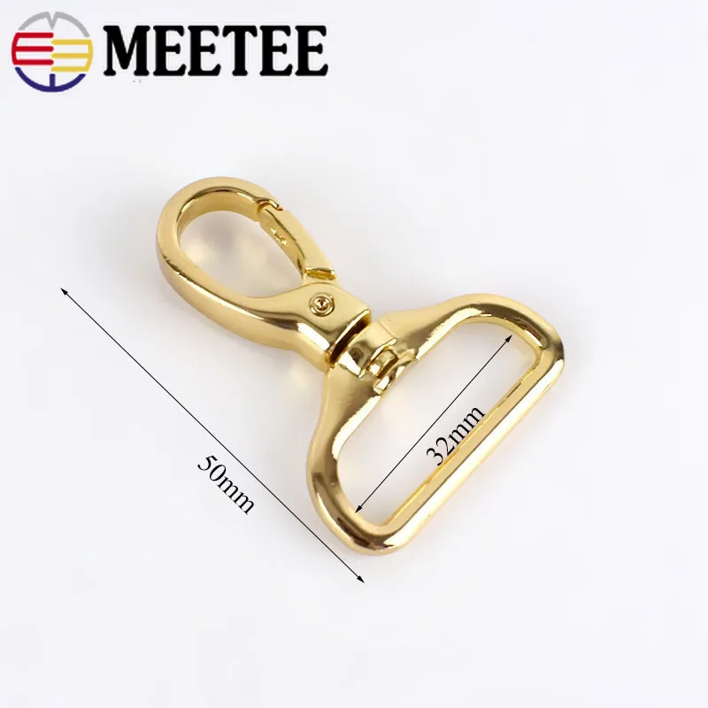 Металлический ремешок для сумки 32 мм 4/10 шт. Meetee BF032 | Дом и сад