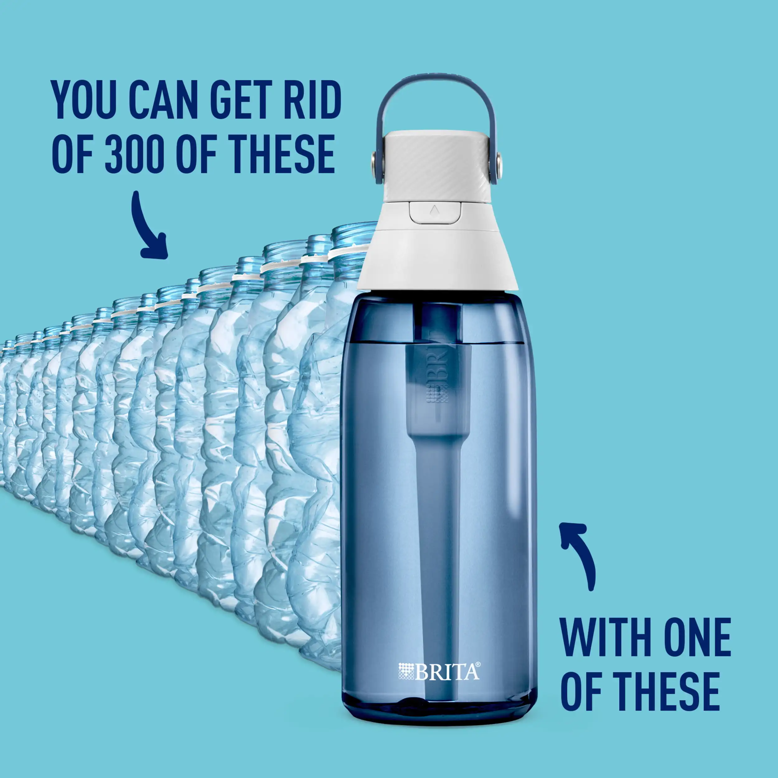 

Premium Leak Proof Filtered Water Bottle, Night Sky, 36 oz