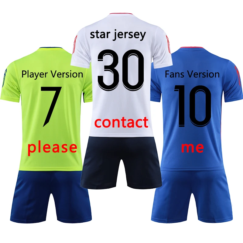 

22-23 Match Jersey 2022 Team Soccer Jersey Player Football Uniform Fans Football Set