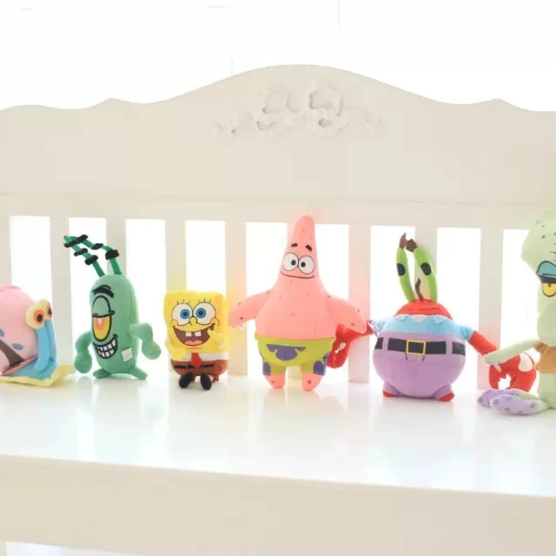 Губка Боб Квадратные Штаны Патрик Юджин H. Krabs Гэри плюшевая кукла кавайная