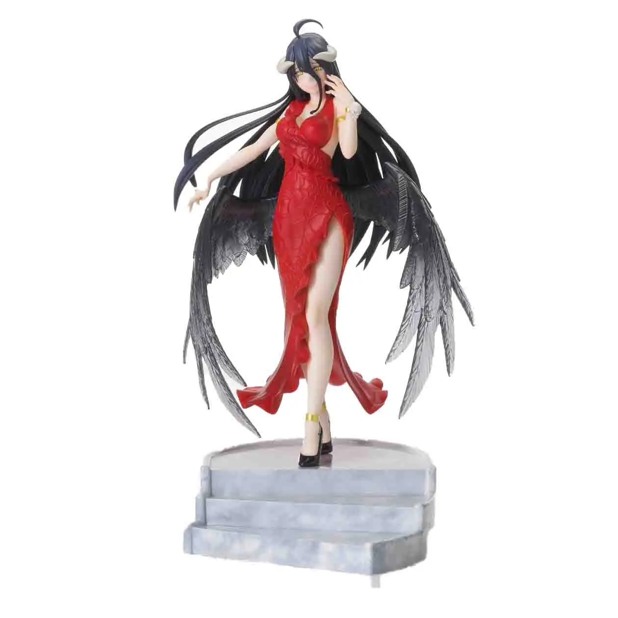 

In Stock Original Genuine SEGA Toys Albedo OVERLORD 23cm PVC Action Anime Figure Model Toys Collection Doll Gift