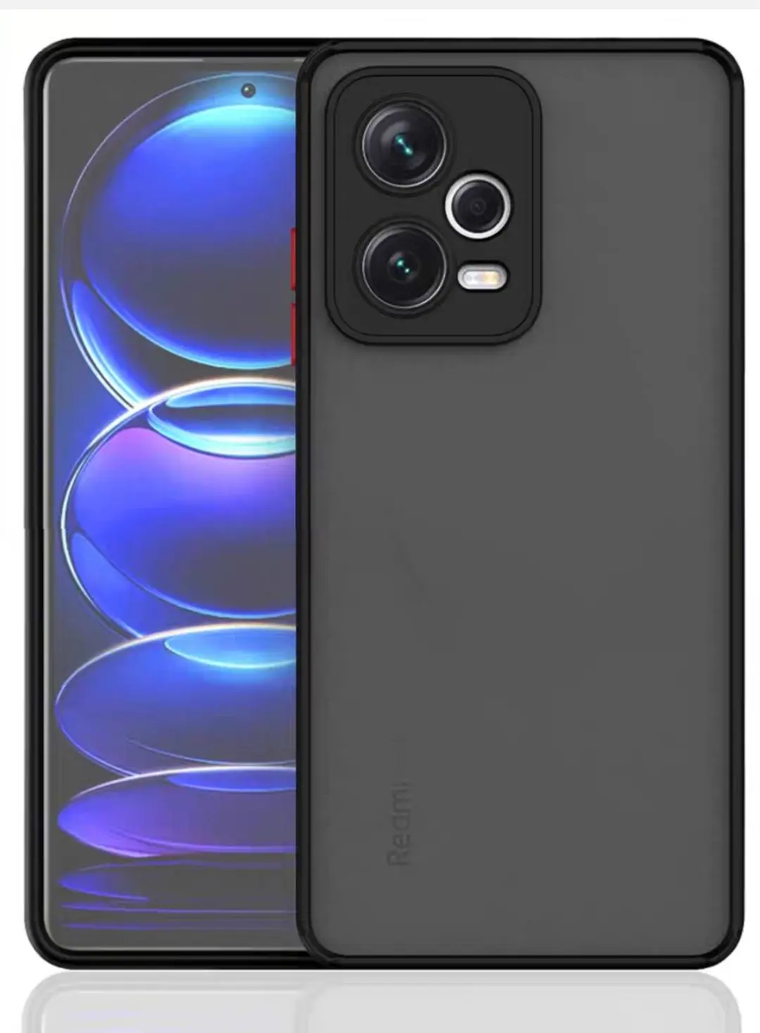 Чехол Funda для Xiaomi Redmi Note 12 Pro 4G Роскошный Матовый Прозрачный чехол телефона 13 5G 10 11