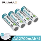Аккумуляторные батарейки VOXLINK, 4 шт., AA, NiMH, 1,2 в, 2700 мАч