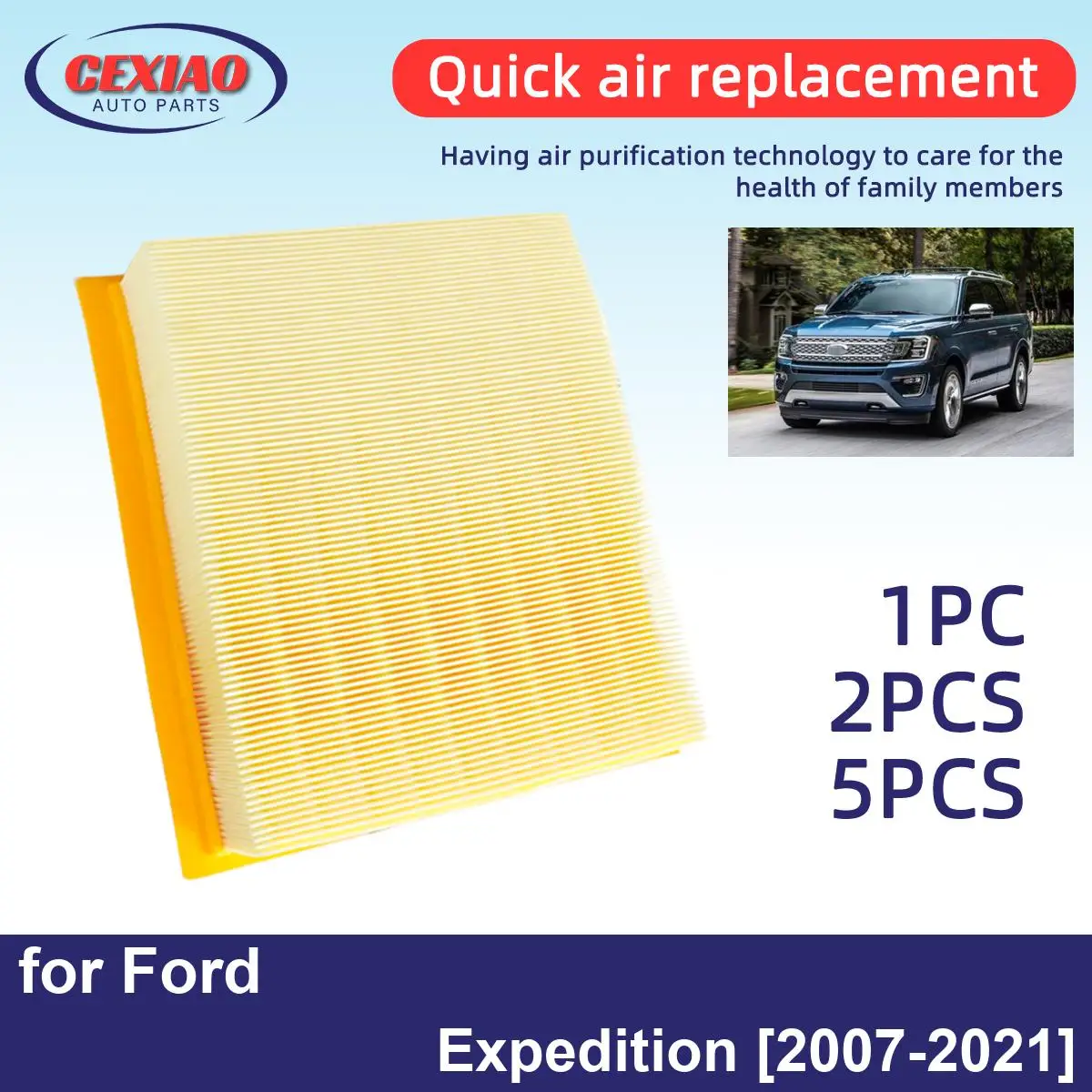 Фильтры для двигателя Air Creator 1 шт. 2 5 Форд-экспедиции 2007-2021 высокоэффективные CA10262