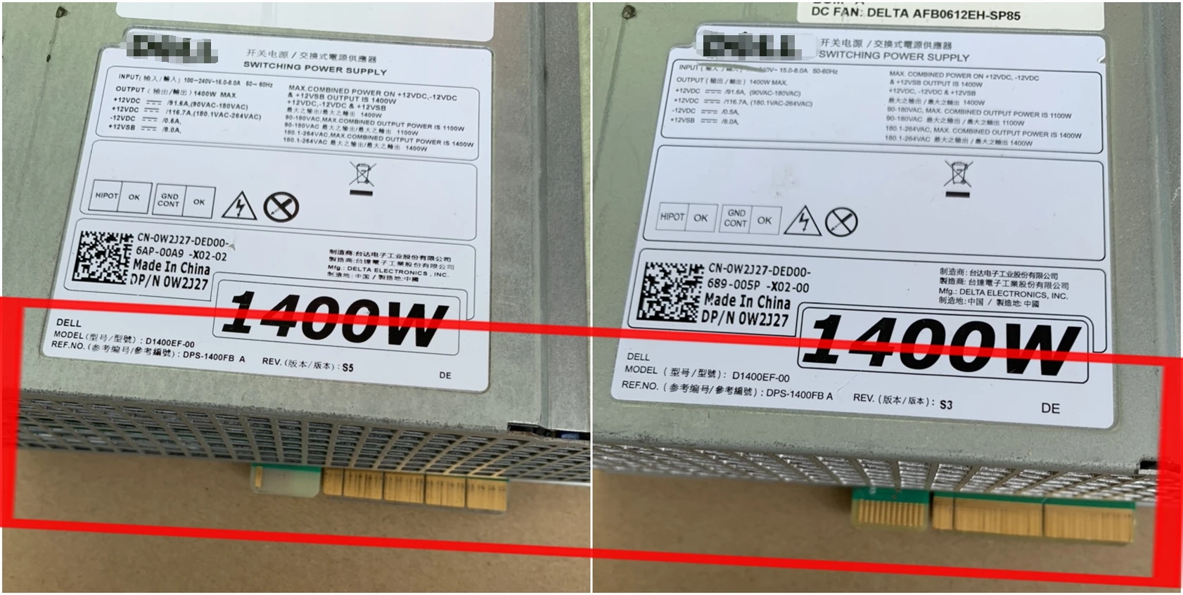 D1400EF-00 для блока питания рабочей станции DELL T7820 T7920 1400 Вт