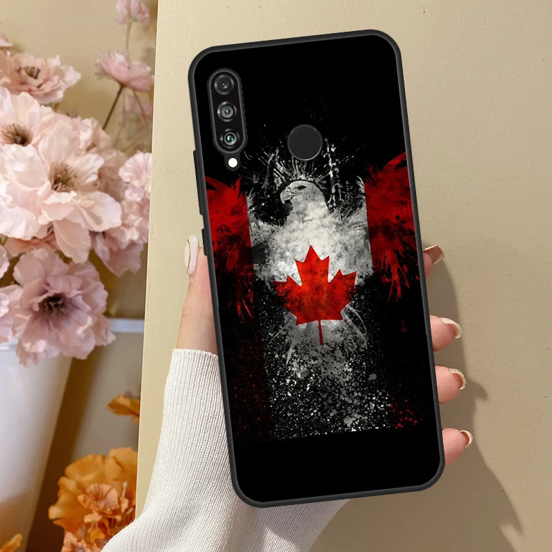 Чехол с флагом Канады для Huawei Nova 10 SE 9 3i 7i 8i 11i 12i Y73 Y90 Y70 Y72 Y61 Y91 P60 Pro P40 P30 Lite (art.: 3920dc436611e) - 3920dc436611e