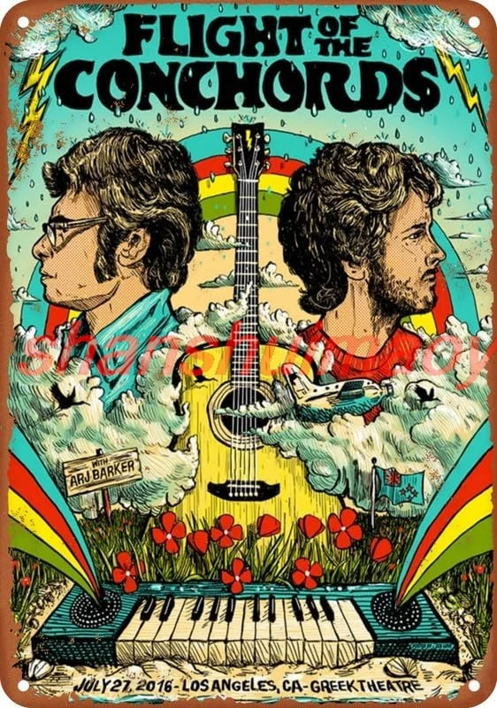 Металлический постер Полет раковин SGH