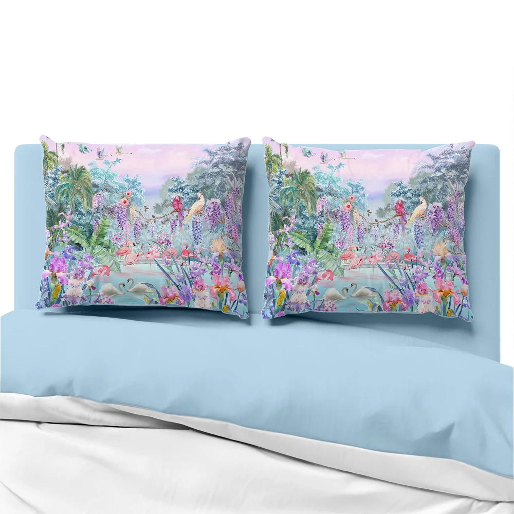 

Luxury Pillow cover for sofa Decorative pillow case Bedding Pillowcase Pillowcovers 50x70 50x75 50x80 Customized oil flower