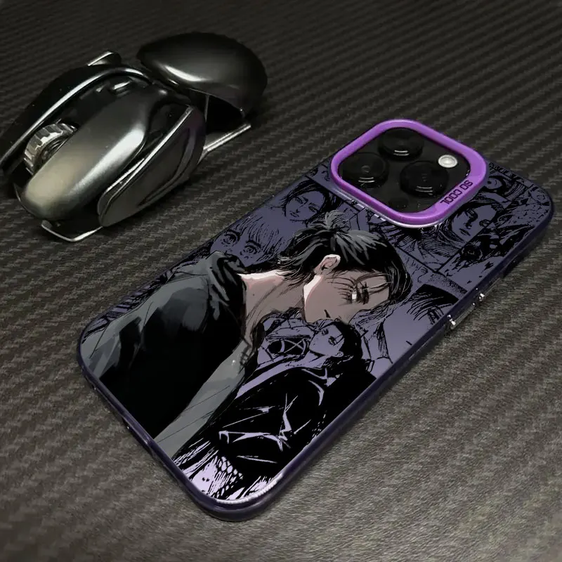 Чехол для телефона Eren Mikasa Attacks on Titans для iPhone 13 14 15 16 17 Pro Max Plus 16e 17E 17 Air 11 18 Pro, противоударный чехол-накладка (art.: 3920dc482b580) - 3920dc482b580
