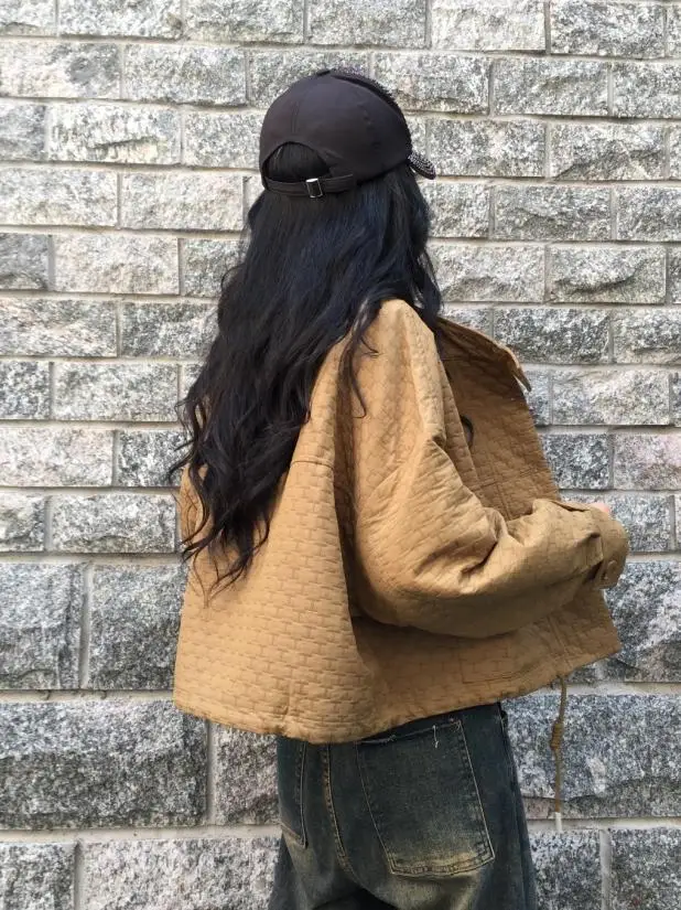 Большие размеры 2024 осенняя новая уличная персонализированная карманная