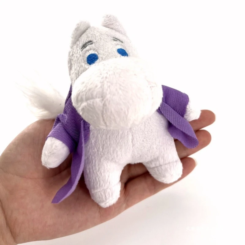 Настоящие фигурки героев аниме Moomins жирной семьи Милая модель Kawai плюшевая