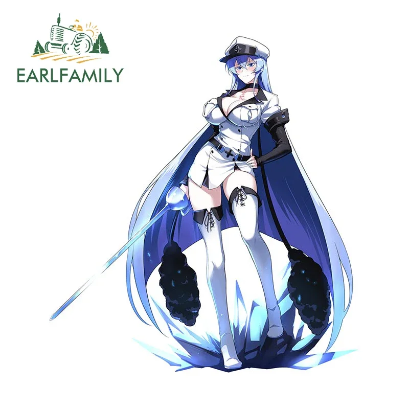 

EARLFAMILY 13 см x 11,9 см для творчества, одеяла Esdeath, забавные строительные аксессуары для ноутбука и автомобиля