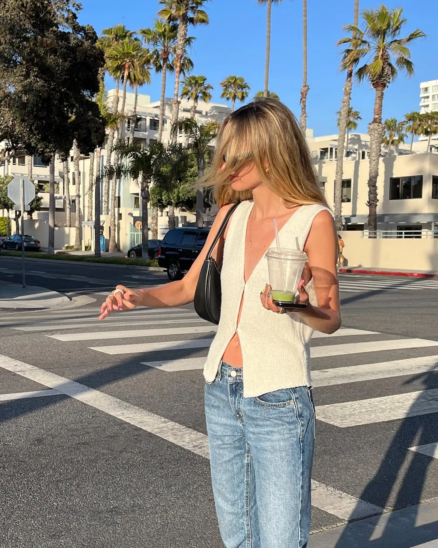 

Fashion Womens Vest Simple Solid Color Sleeveless V-Neck Knitted Design Streetwear Breathable Tops Club Streetwear S M L