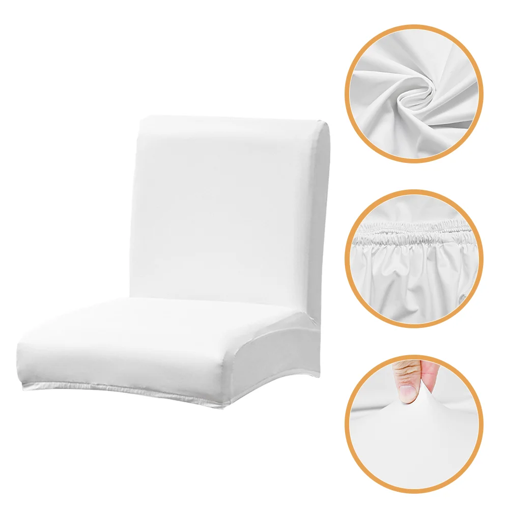 

Chair Covers Dining Seat Sleeve Protector Pu Kitchen Water Resistance Cover Elastic