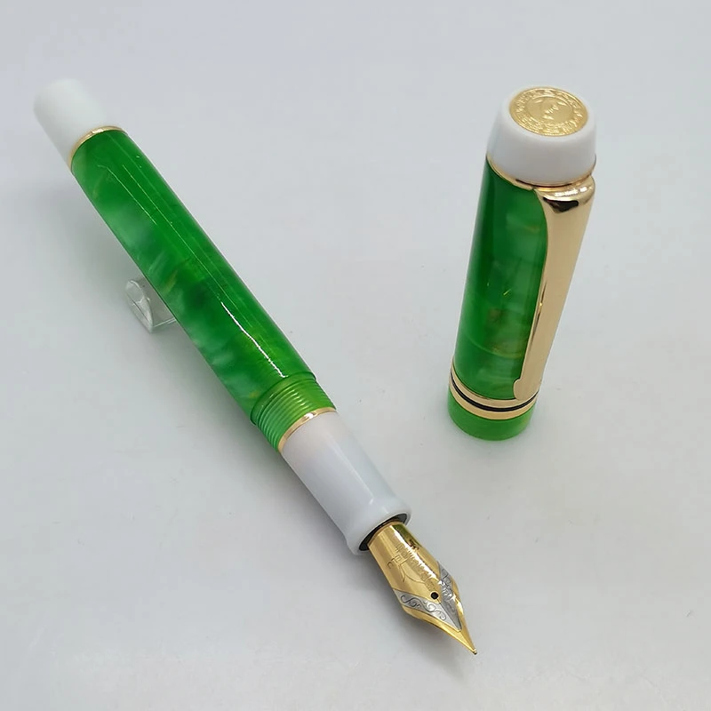 Новинка перьевая ручка Kaigelu век тофу оригинальная иридиевая Золотая EF/F 0 38/0 5 мм