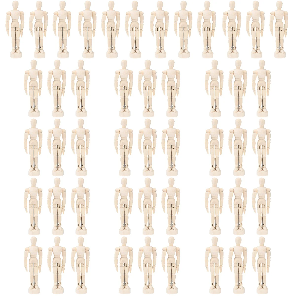

48 шт., деревянный манекен