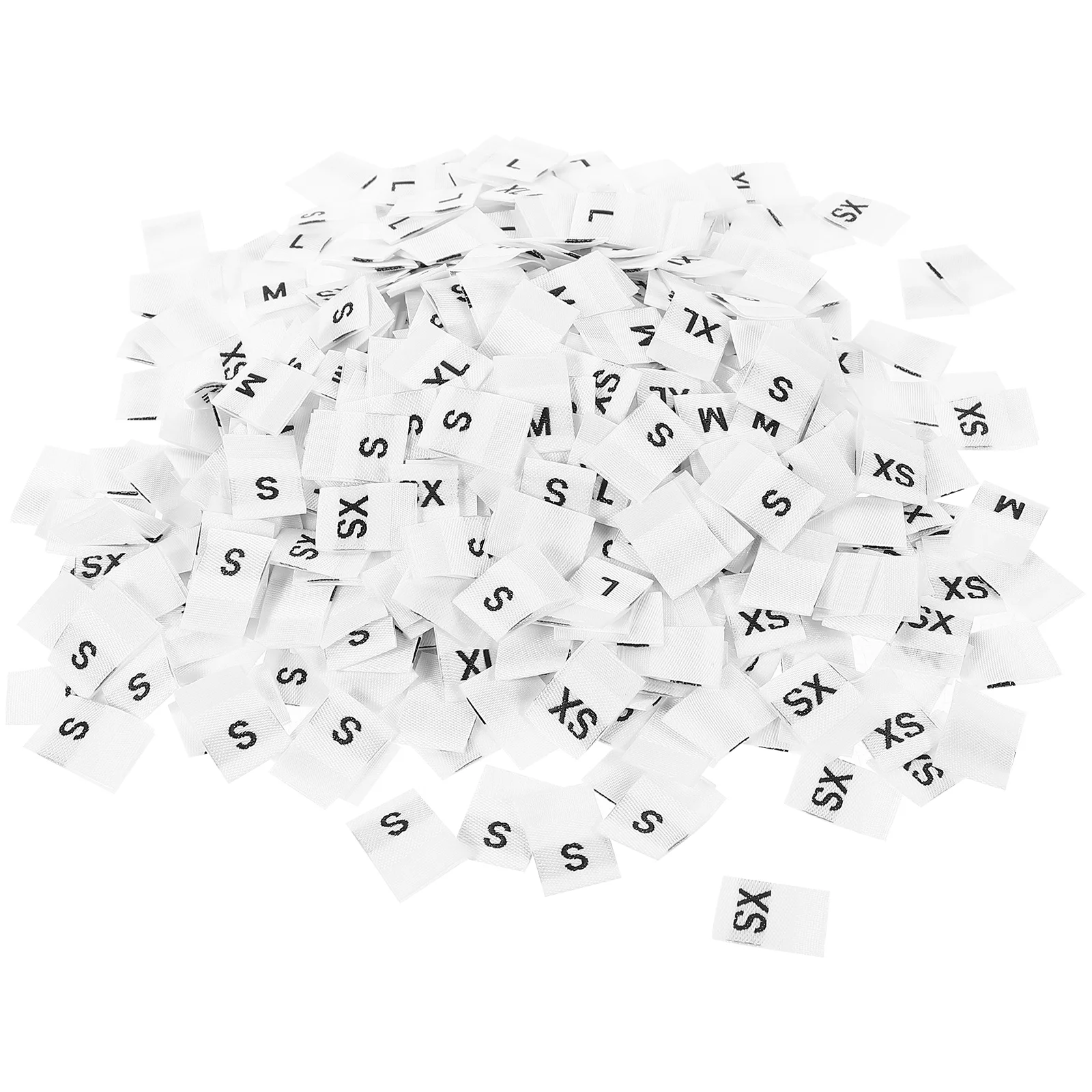 

Size Labels Clothing Tags Label Clothes Shirt Woven Tag Sew Sewing Garment Garments Folded Iron Embroidered Stickers Polyester T