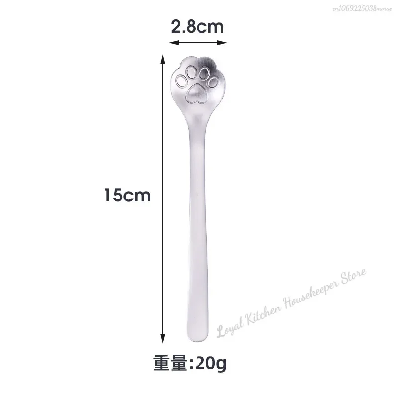 

Ложка MOONBIFFY кошачья лапка из нержавеющей стали