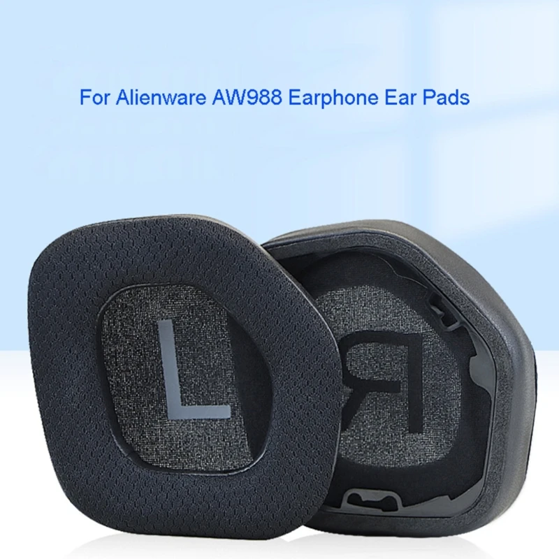 

Soft Earpads for Alienware AW988 Headphone Ear Cushions Elastic Earpads Headphone Memory Sponge Sleeves Durable Ear Pads