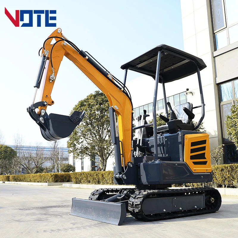 hydraulic crawler excavator 1000kg 1 ton 1.5 ton 1.8 ton 2 ton mini digger excavator with EPA euro5 engine