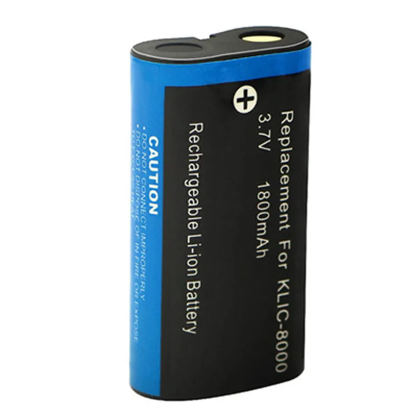 

KLIC8000 K8000 DB50 Camera Battery 3.7V 1800mAh Zx1 ZxD Z612 Z712 Z812 Z1085 Z1015 Z1012 Z1485 Z8612 ZX Battery Rechargerable