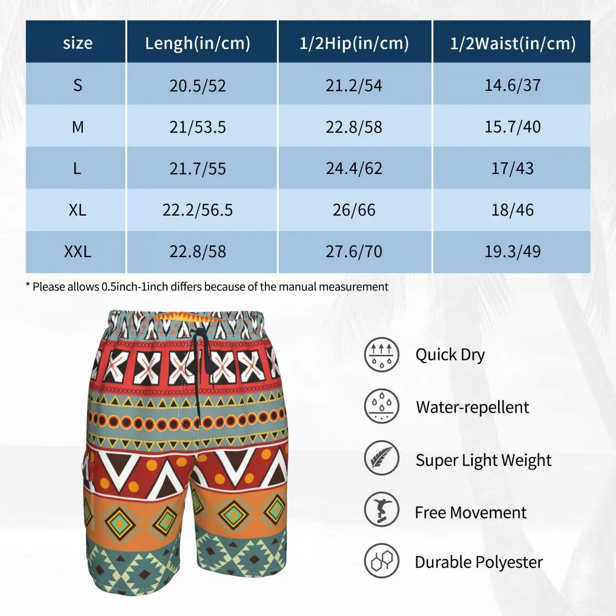 Шорты с принтом в стиле древнего аборигена, летние мужские плавки, Мужская одежда для плавания