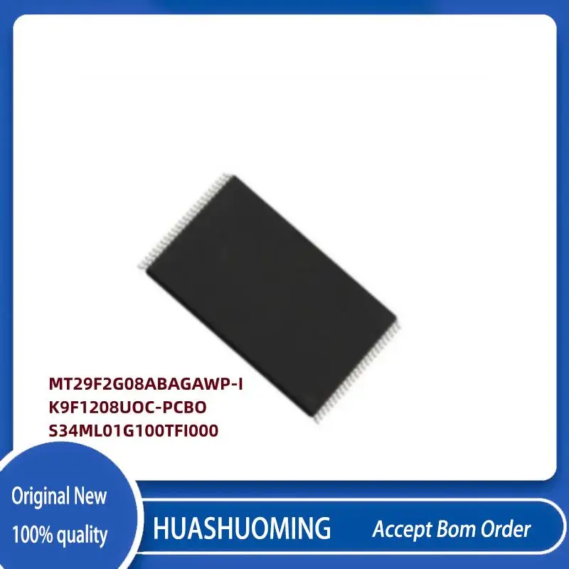 

Новинка 5 шт./партия MT29F2G08ABAGAWP MT29F2G08ABAGAWP-IT:G K9F1208U0C PCB0 K9F1208UOC-PCBO S34ML01G100TFI000 S34ML01G100 TSOP48