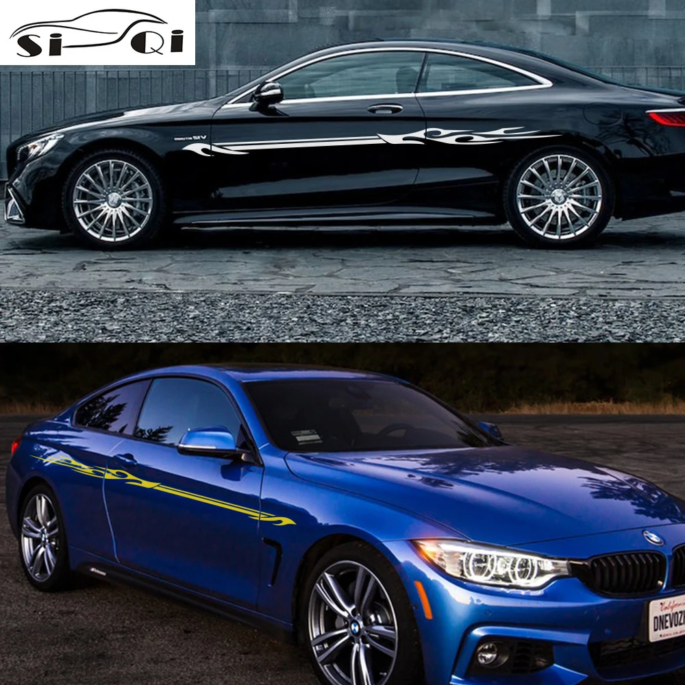 

Автомобильные виниловые наклейки на талию для Audi, BMW, Mercedes Benz, Ford, VW, Toyota, Nissan, киа, Renault, Lada, для Hyundai, для Skoda, аксессуары для тюнинга
