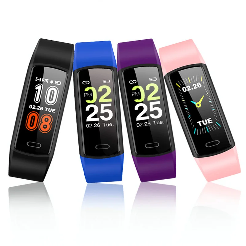 

Y29 Heart Rate Monitor Sport Smart Bracelet Blood Pressure Smart Band 0.96" Color Screen Fitness Activity Tracker Wristbands