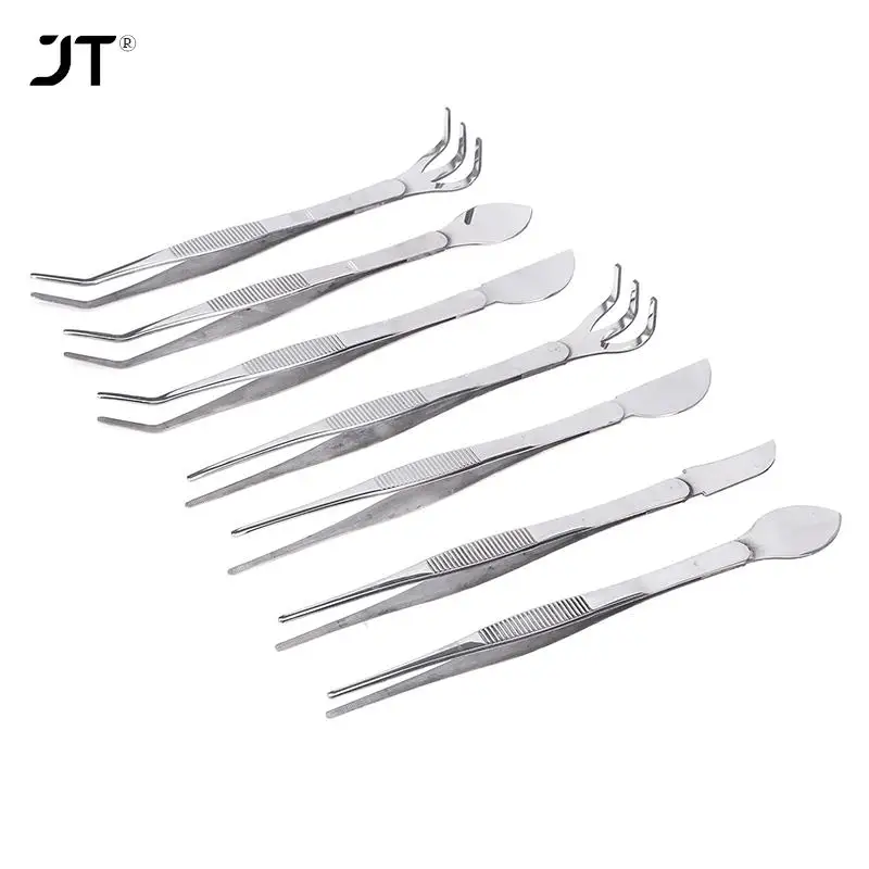 

2 In 1 Stainless Steel Root Rake With Bonsai Tweezer Soil Farming Tool For Succulents Crafting Dual Purpose Horticultural Tools