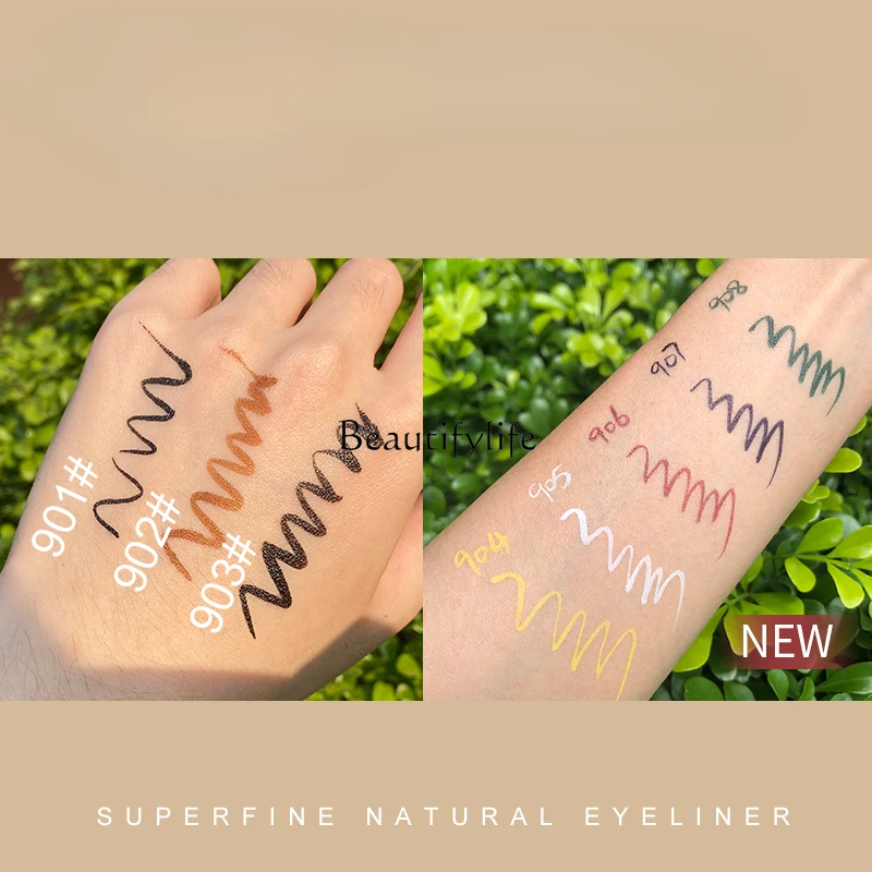 Натуральная жидкая подводка для глаз невероятно мелкая бордовая темно-зеленая