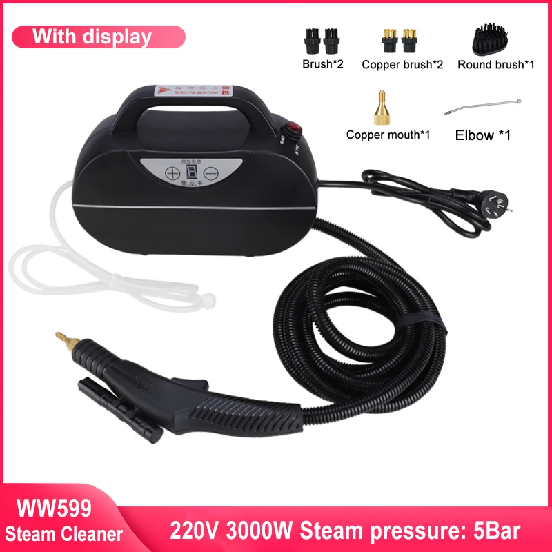 

3000W Multifunctional Steam Cleaner For Air Conditioning Kitchen Hood Car Steaming Cleaner Sterilization Disinfector